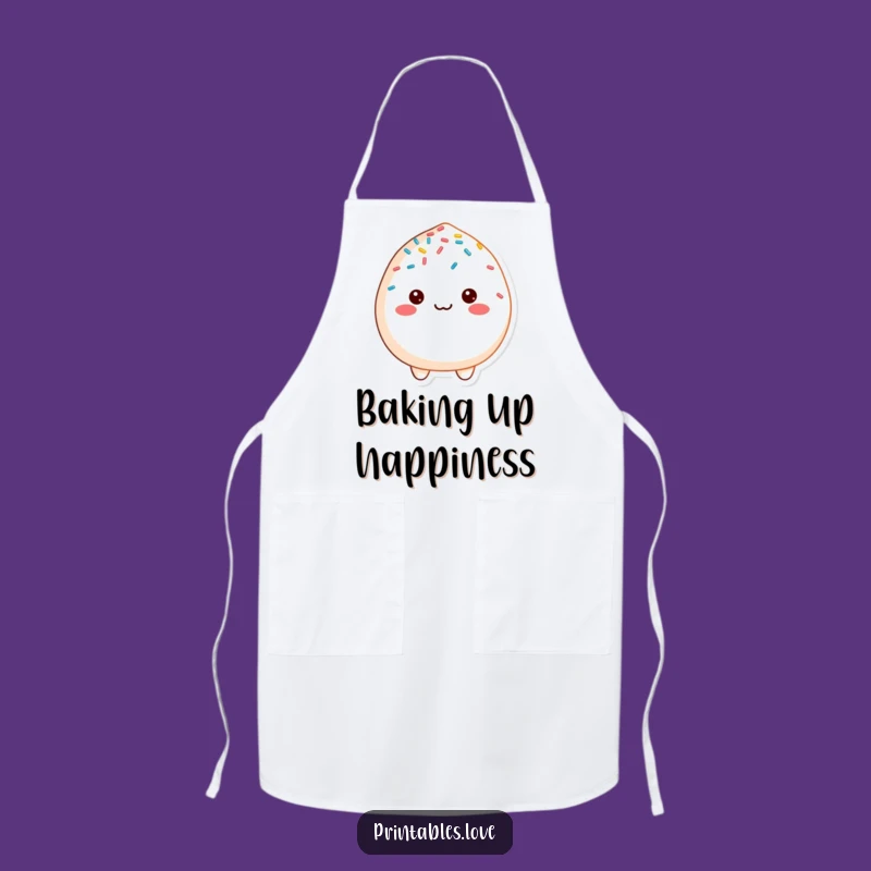 Funny Cheerful Mochi Apron: Sprinkle Chef, Hilarious Kitchen Gift