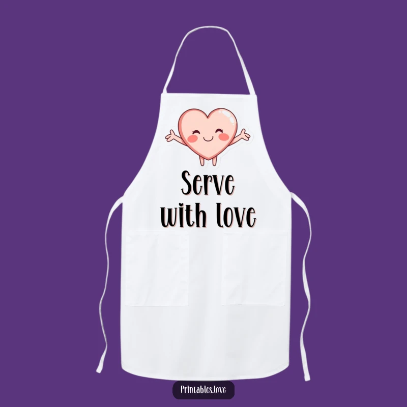 Funny Hugging Heart Apron: Cook with Love in This Quirky Kitchen Accessory