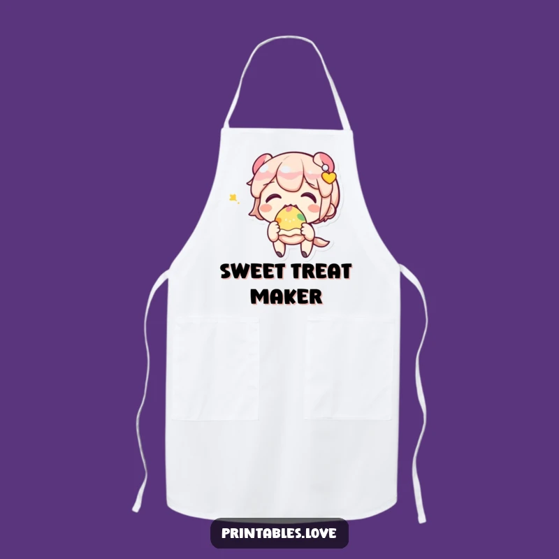 Funny Kawaii Sweet Treat Apron: Cook With Cuteness And Joy Funny Gift