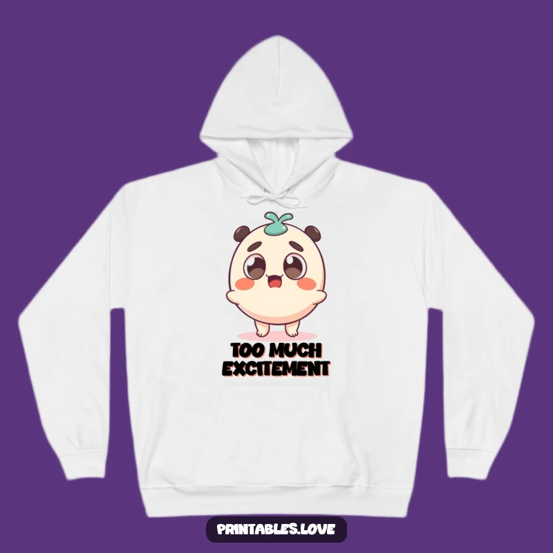 Funny Surprised Dango Hoodie: Cozy Wobble, Perfect Warm and Hilarious Gift