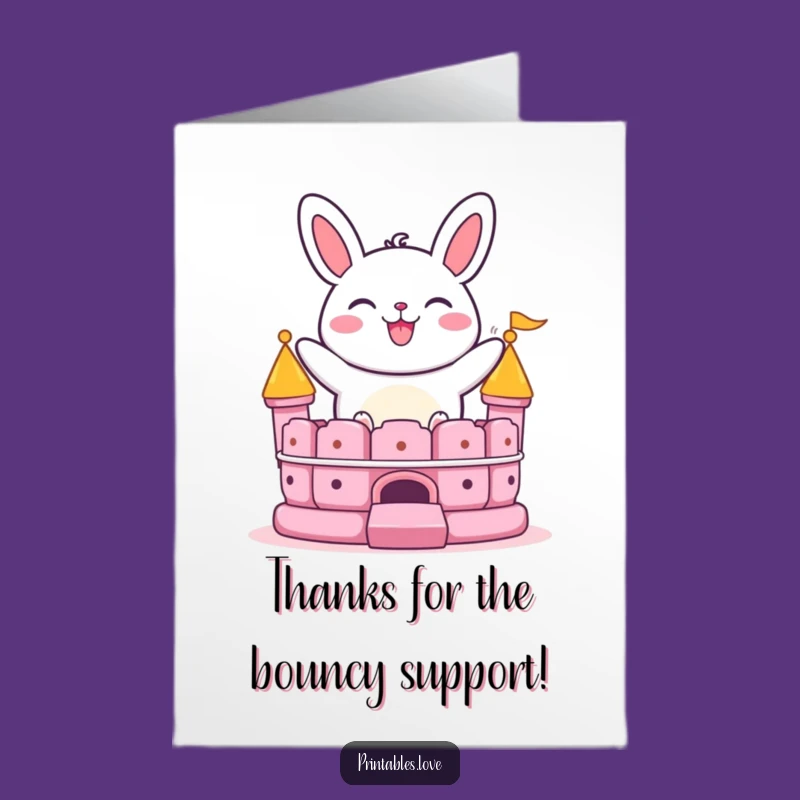 Bao Bun Thank You Card: Free Printable Downloadable Greeting for a Cheerful Appreciation